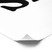 SHINE Retro Smiley Face Bold Typography Poster (Hoek)