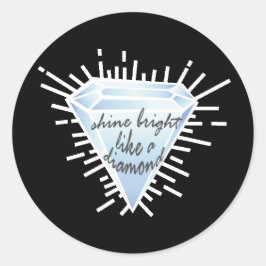 Shine Ronde Sticker