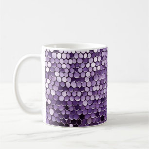 Shine Shine Paarse Star AI kunst Koffiemok