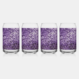 Shine Shine Paarse Ster AI-kunst  Blikvorm Glas