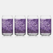 Shine Shine Paarse Ster AI-kunst Blikvorm Glas (Voorkant)