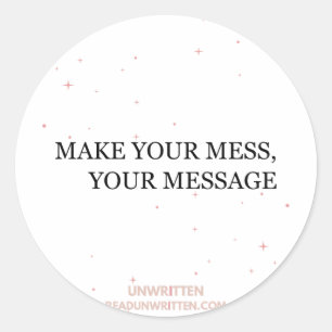 Shine-Sticker Ronde Sticker