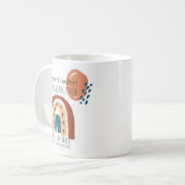 Shine Together Rainbow Doodle Beste Leraar Ooit Koffiemok (Voorkant links)