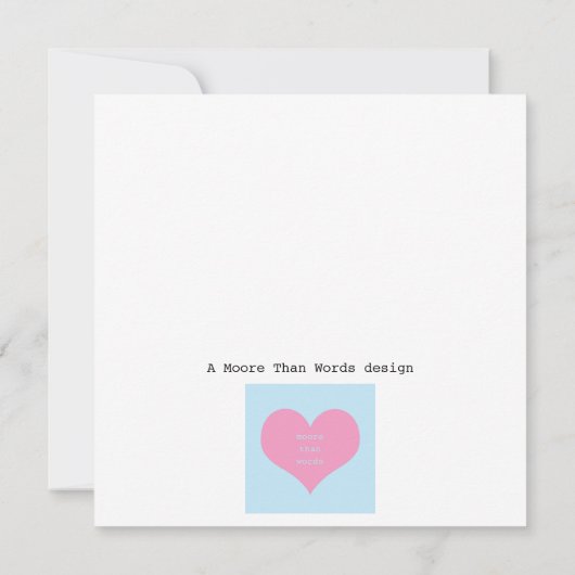 Shine... wenskaart kaart (Achterkant)