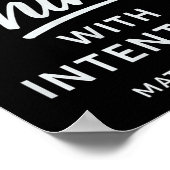 Shine With Intention Matthew 516 Christian Motivat Poster (Hoek)