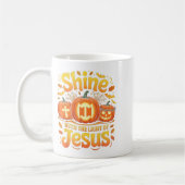 Shine With The Light Of Jesus Christian Halloween  Koffiemok (Links)