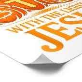 Shine With The Light Of Jesus Christian Halloween  Poster (Hoek)