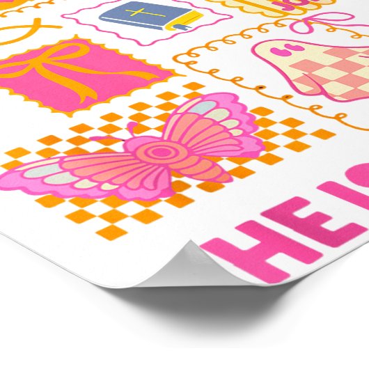 Shine With The Light Of Jesus Christian Halloween Poster (Hoek)