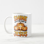 Shine With The Light Of Jesus Halloween Christian  Koffiemok (Links)