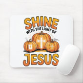 Shine With The Light Of Jesus Halloween Christian  Muismat (Met muis)