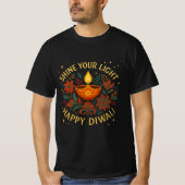 Shine Your Light – Happy Diwali Mannen’s Value T-s T-shirt (Voorkant)