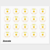 Shine Your Own Way - Schattigee zon motivatie Stic Ronde Sticker (Vel)