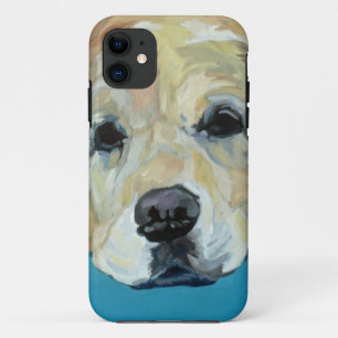 Shiner de Golden Retriever iPhone Case