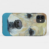 Shiner de Golden Retriever iPhone Hoes (Achterkant (horizontaal))