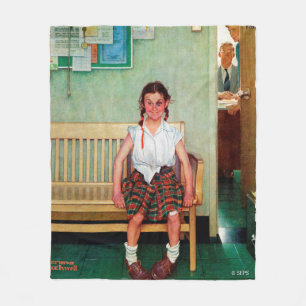 Shiner of Buiten de Kantoor van Opdrachtgever Fleece Deken