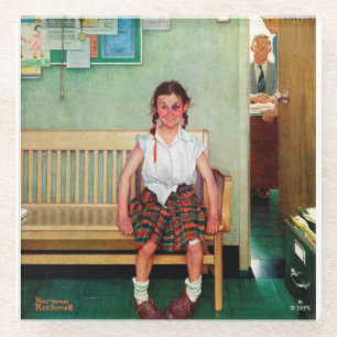 Shiner of Buiten de Kantoor van Opdrachtgever Glazen Onderzetter