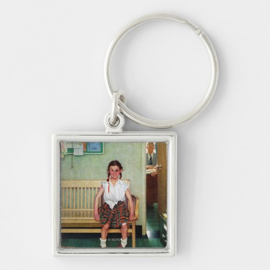 Shiner of Buiten de Kantoor van Opdrachtgever Sleutelhanger (Voorkant)