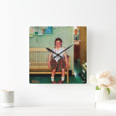 Shiner of Buiten de Kantoor van Opdrachtgever Vierkante Klok (Huis)