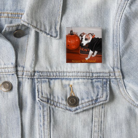 Shiner's beste halloween vierkante button 5,1 cm (In situ)