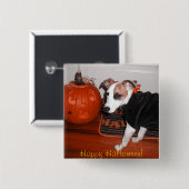 Shiner's beste halloween vierkante button 5,1 cm (Voorkant /achterkant)