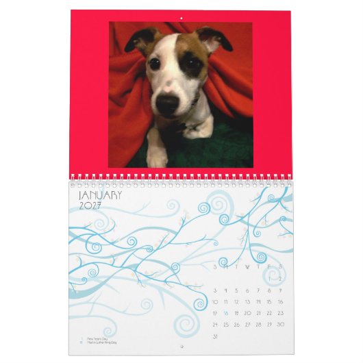 Shinese agenda kalender (Jan 2027)