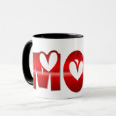 Shiney mama met Mok harten (Voorkant links)