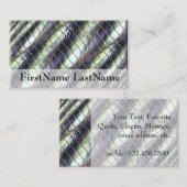 Shiney Modern Custom Indestructible Visitekaartjes (Voorkant / Achterkant)