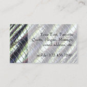 Shiney Modern Custom Indestructible Visitekaartjes (Achterkant)