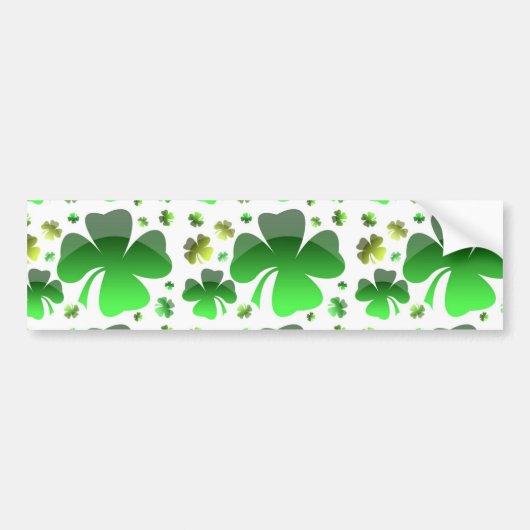 Shiney Shamrocks Bumpersticker (Voorkant)