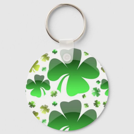 Shiney Shamrocks Sleutelhanger (Voorkant)