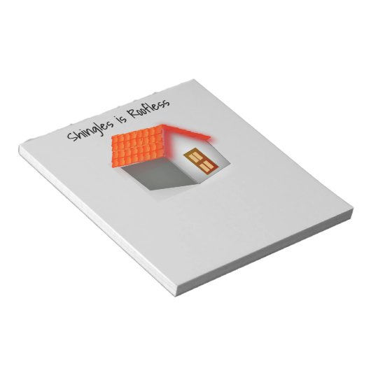 Shingles Doc? Let op... Notitieblok (Schuin)