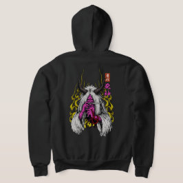 Shinigami Dood Geest Japanse Demon Dubbele Print Hoodie