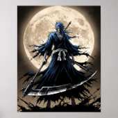 Shinigami Sumi-e Art Poster (Voorkant)