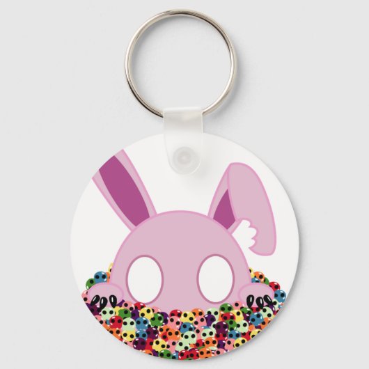 Shinikaru the Bunny - Sugar Skulls Sleutelhanger (Voorkant)