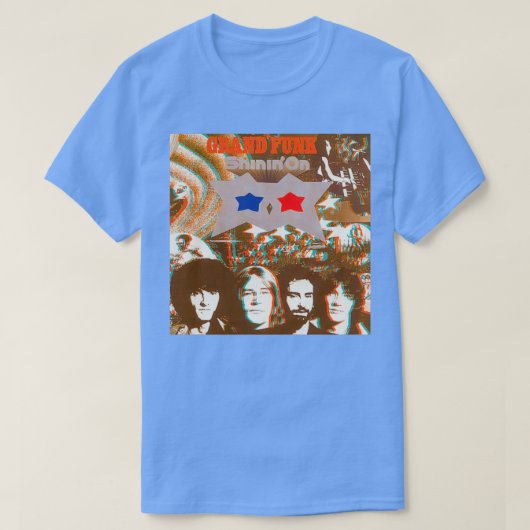 Shinin x27On Grand Funk Railroad Limited Edition P T-shirt (Design voorkant)