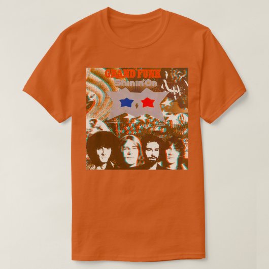 Shinin x27On Grand Funk Railroad T-shirt (Design voorkant)
