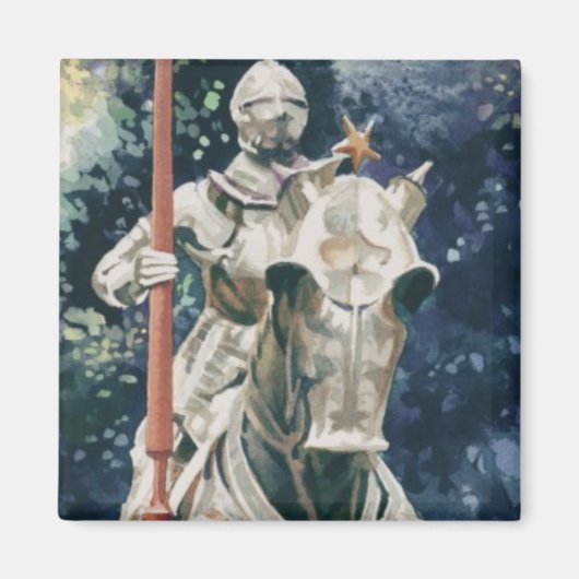 "Shining Armor" Knight Waterverf Magneet (Voorkant)