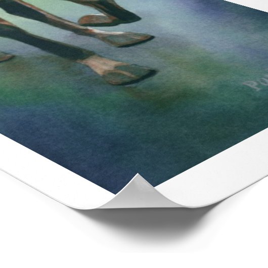 "Shining Armor" Knight Waterverf Poster (Hoek)