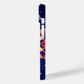 Shining Blue Diamond met Oranje-Yellow Glow Phone Case-Mate iPhone Case (Achterkant / Links)