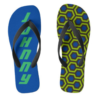 Shining Blue Johnny Teenslippers
