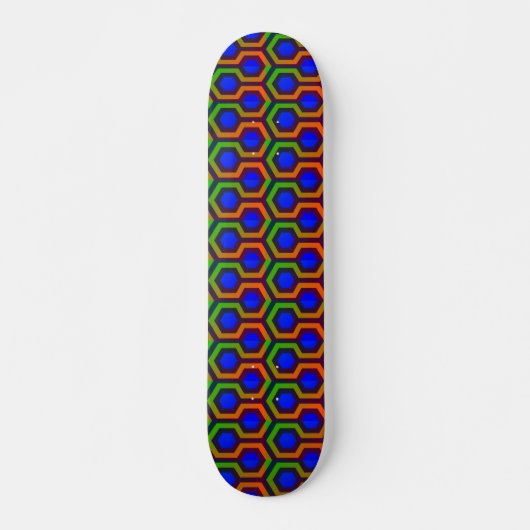Shining Blue Persoonlijk Skateboard (Voorkant)
