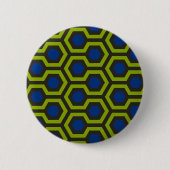 Shining Blue Ronde Button 5,7 Cm (Voorkant)