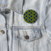 Shining Blue Ronde Button 5,7 Cm (In situ)