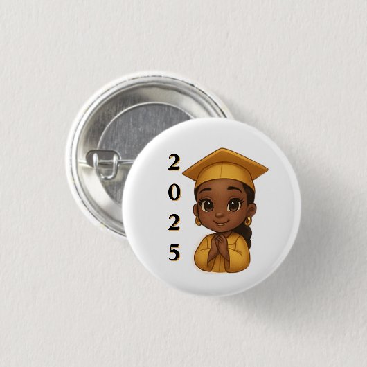 Shining Bright 2025 Afstuderen Ronde Button 3,2 Cm (Voorkant /achterkant)