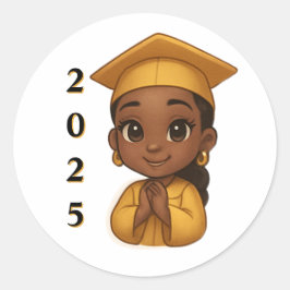 Shining Bright 2025 Afstuderen Ronde Sticker