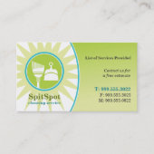 Shining Bright Cleaning Service Visitekaartje (Voorkant)