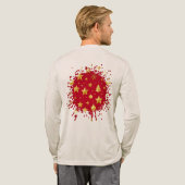Shining Bright on Christmas Night  Tri-Blend Shirt (Achterkant)