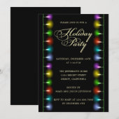 Shining Christmas Lights feestdag Kaart (Voorkant / Achterkant)