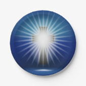 Shining Cross Papieren Bordje (Voorkant)