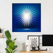 Shining Cross Poster